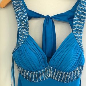 Blue Evening Gown
